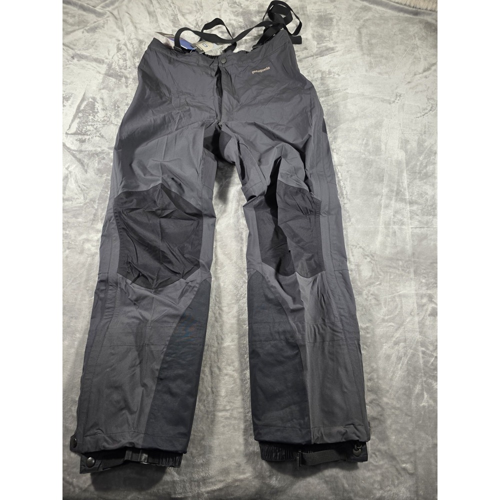 NWT Vtg Patagonia Mens 38 Stretch Element‎ Pants w/Suspenders Shell Snow Pants